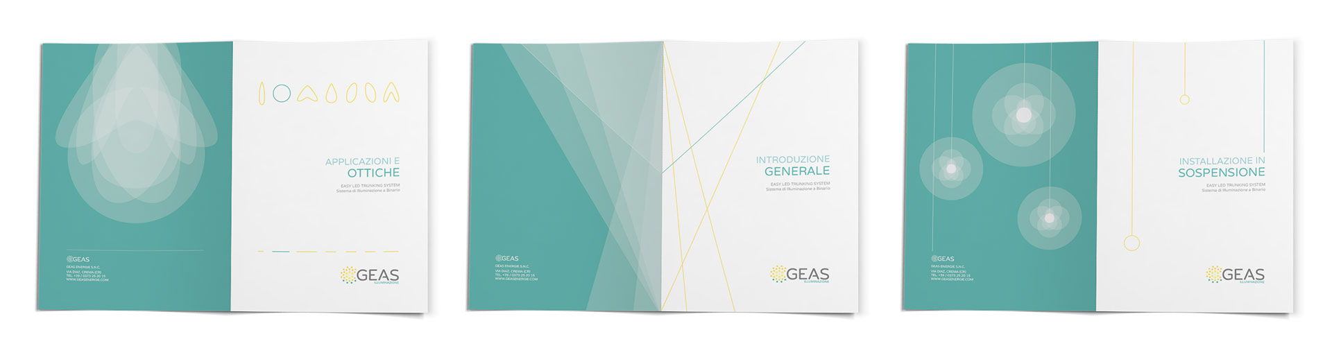 Branding e visual design GEAS Illuminazione